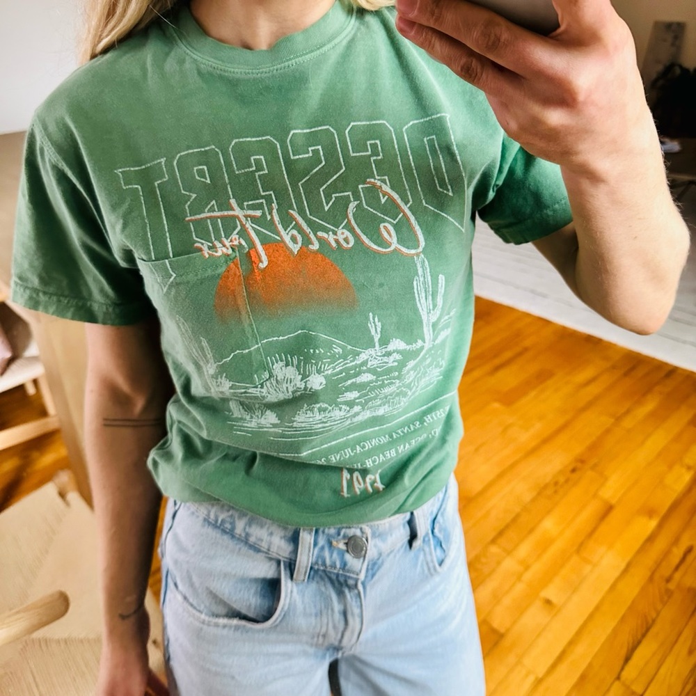 Vintage Short Sleeve Cotton Tee, size XS